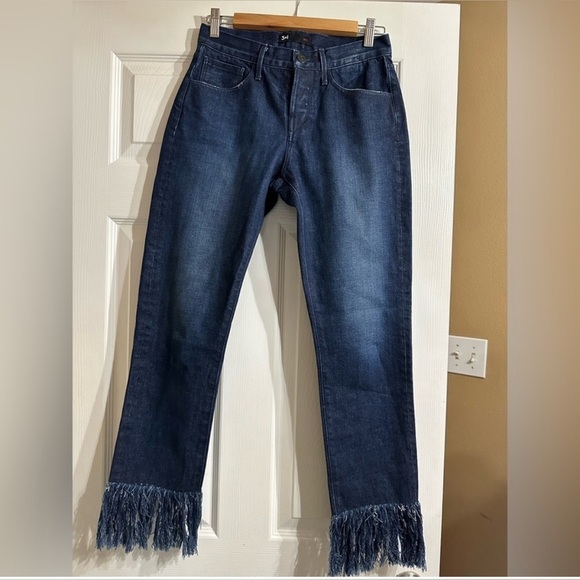3X1 Tassel Fringed Jeans Women's Size 24 - Picture 4 of 11